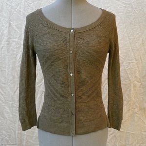 American Eagle Crochet Cardigan Top